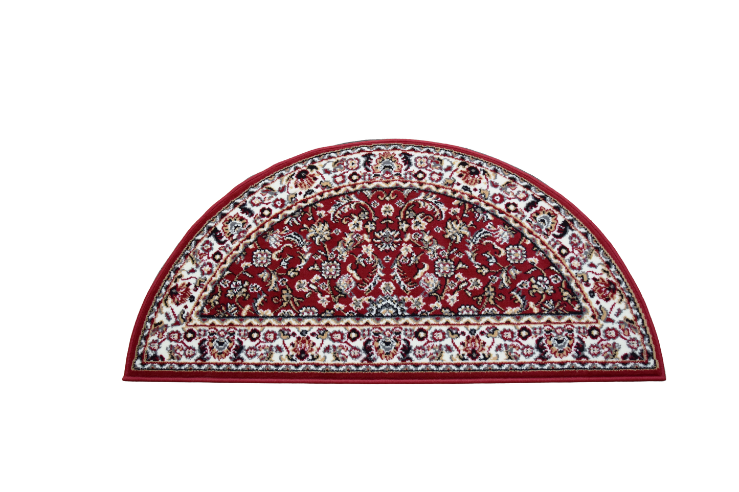 Luna Half Moon Rug - Classical - Red