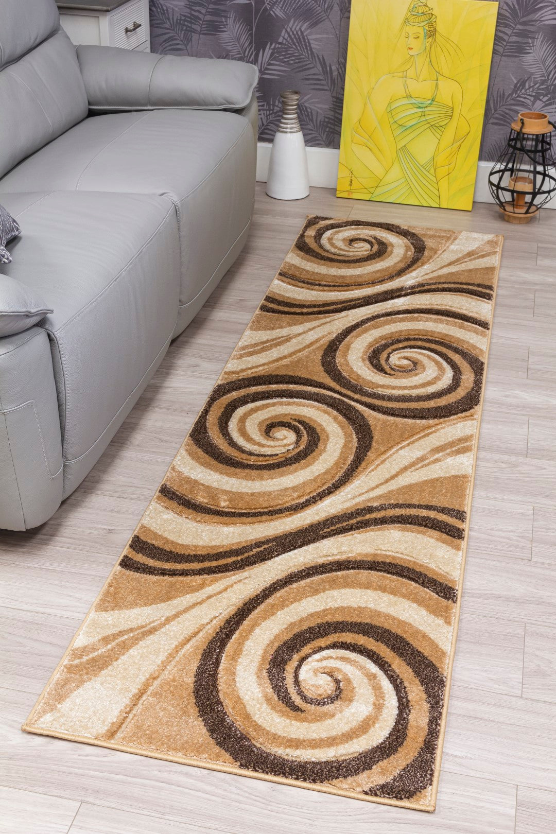Samba Range - Spiral Rug - Beige – SuperRugStore