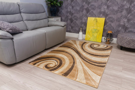 Samba Range - Spiral Rug - Beige