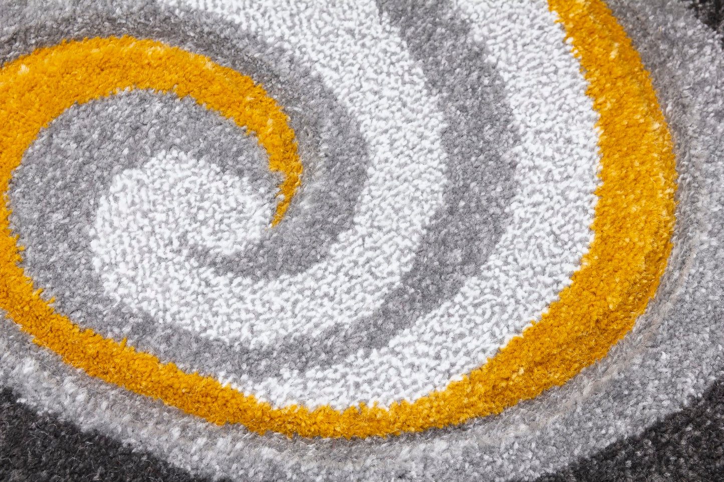 Samba Range - Spiral Rug - Grey | Ochre