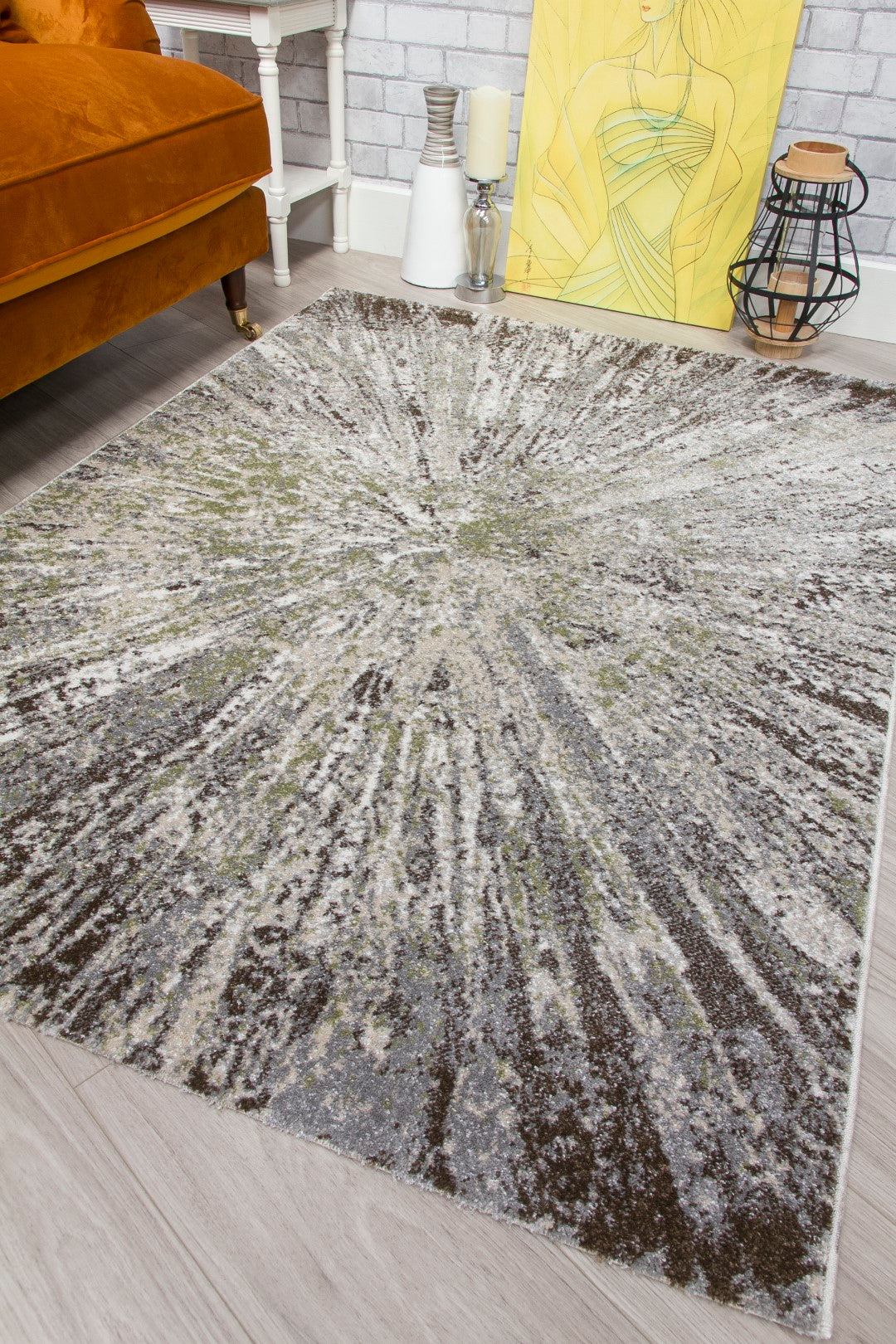 Sarina Rug Stellar - Green – SuperRugStore