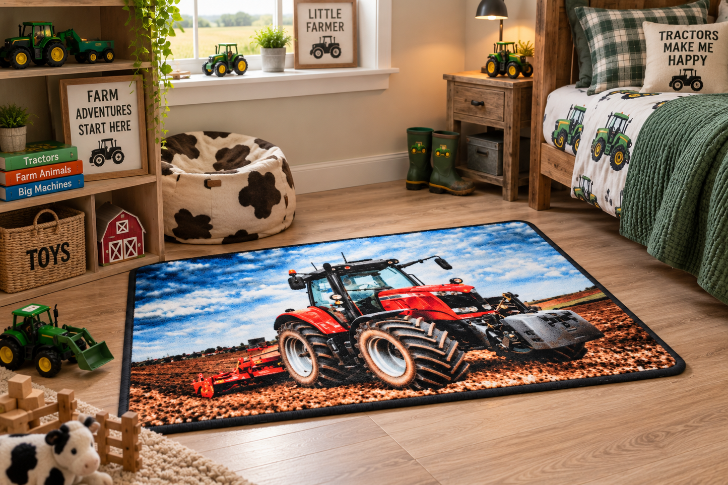 Kids Play Mat  - Tractor Plower