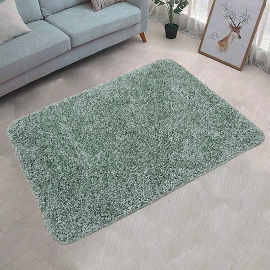 Husky Non Slip Rug - Glade Green