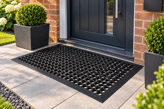 Rubber Indoor & Outdoor Mat - Rings