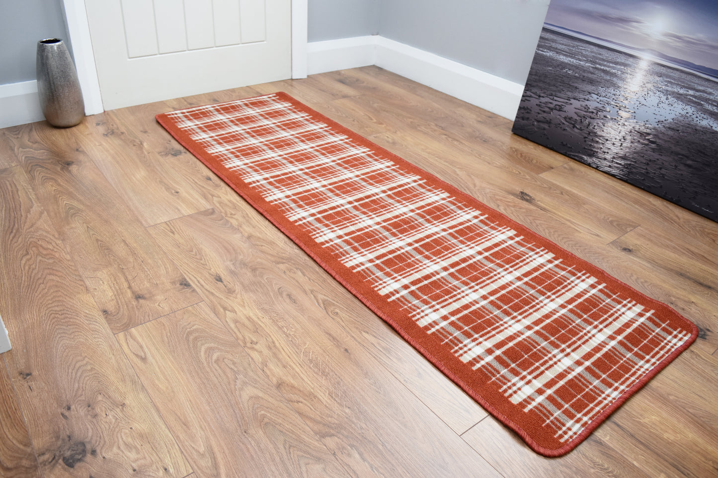 Allerton Range - Tartan Check Set - Terracotta