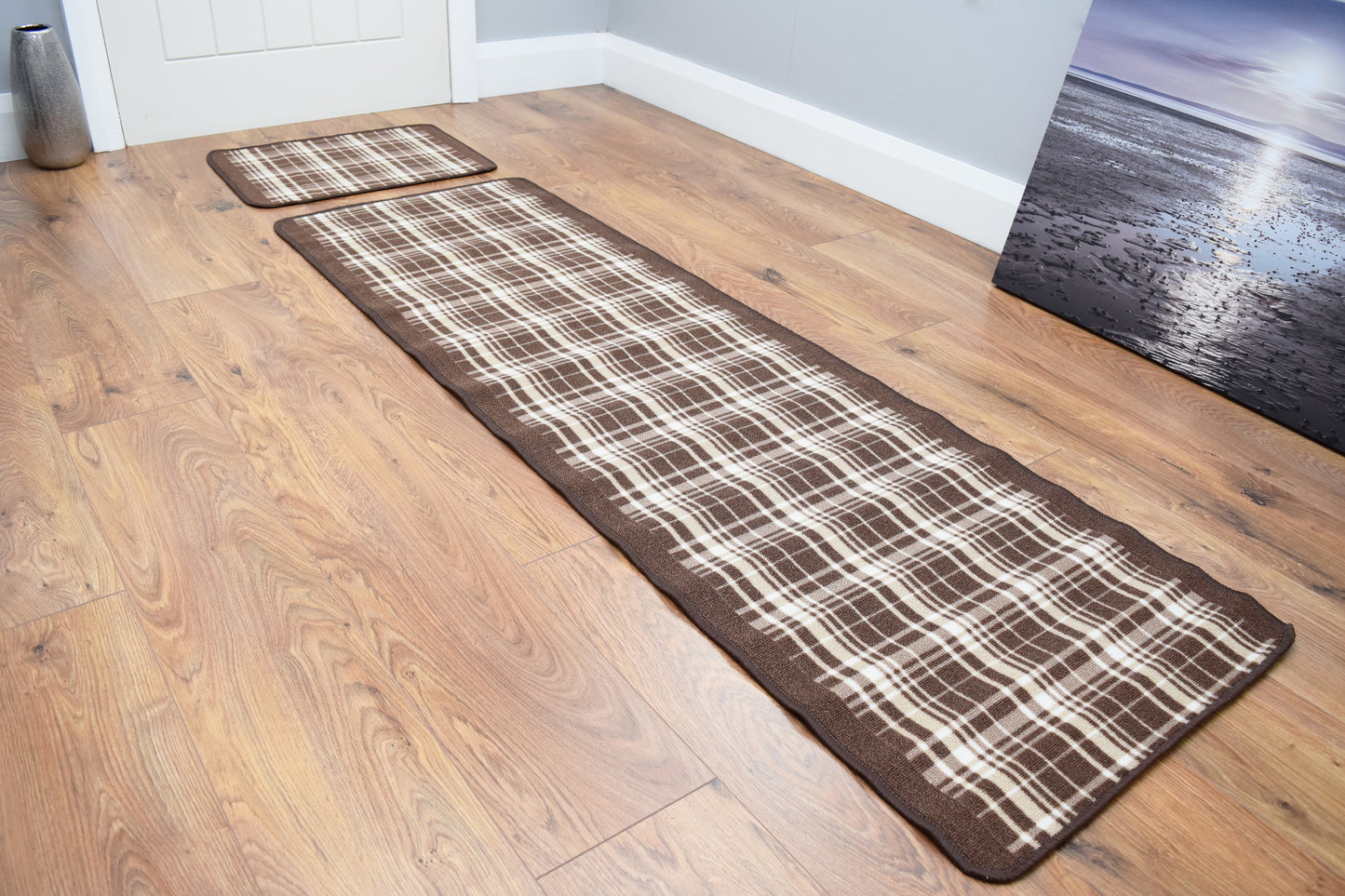 Allerton Range - Tartan Check Set - Brown