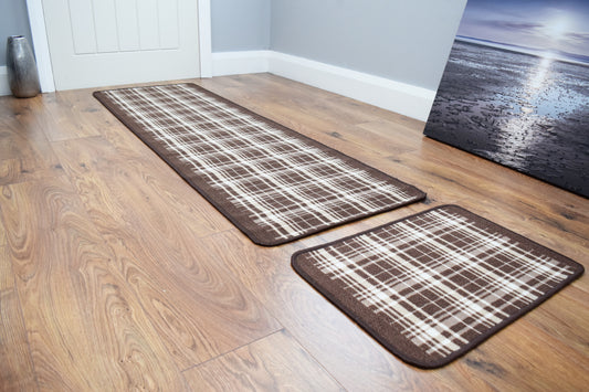 Allerton Range - Tartan Check Set - Brown