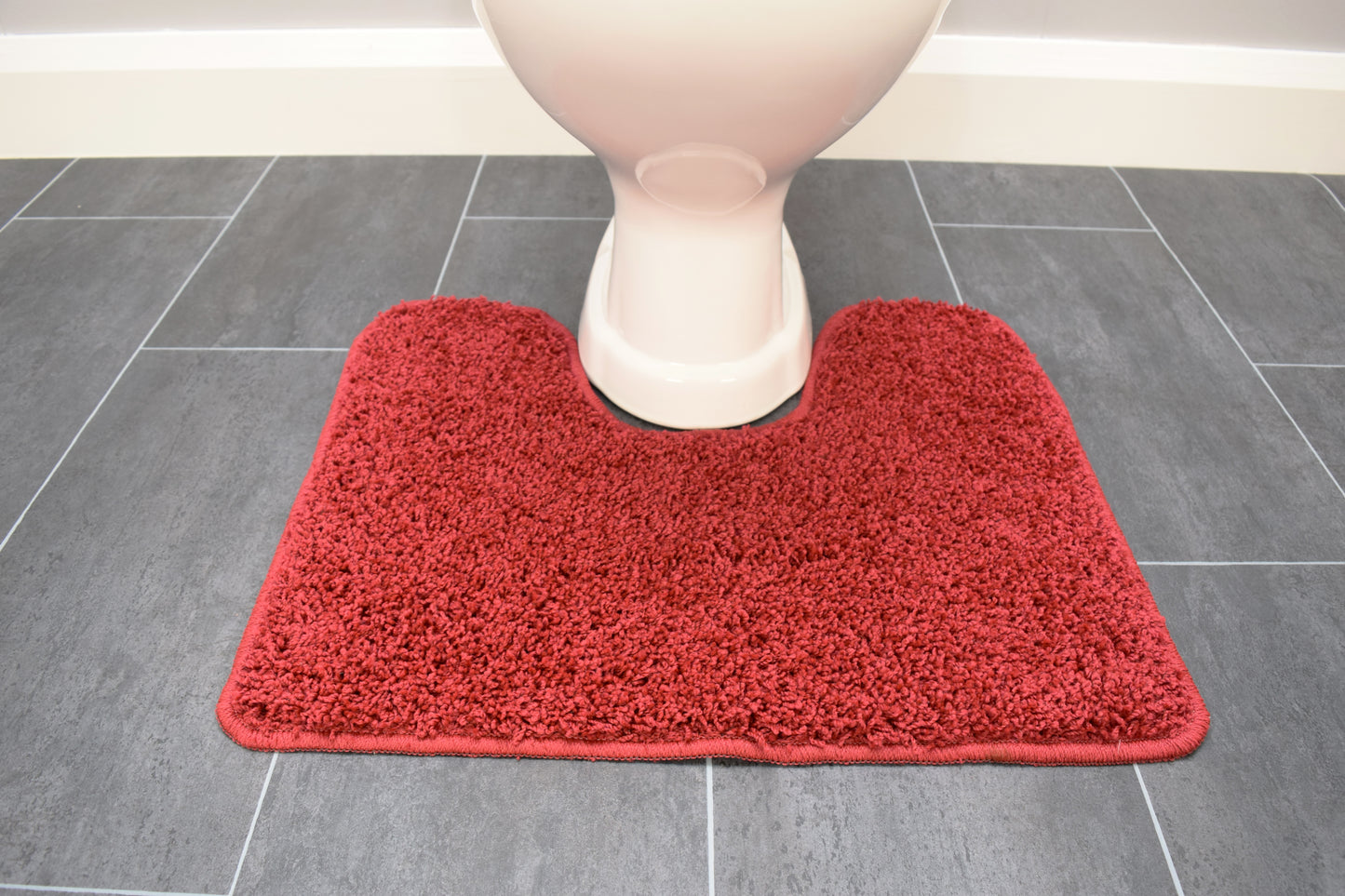 Husky Non Slip Rug - Red