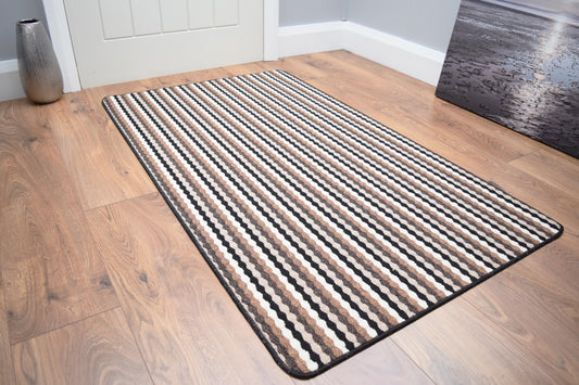 Moscow Mats & Runners - Black & Brown