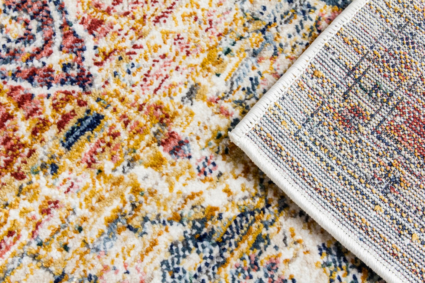 Boho Rug Medallion Design - Natural