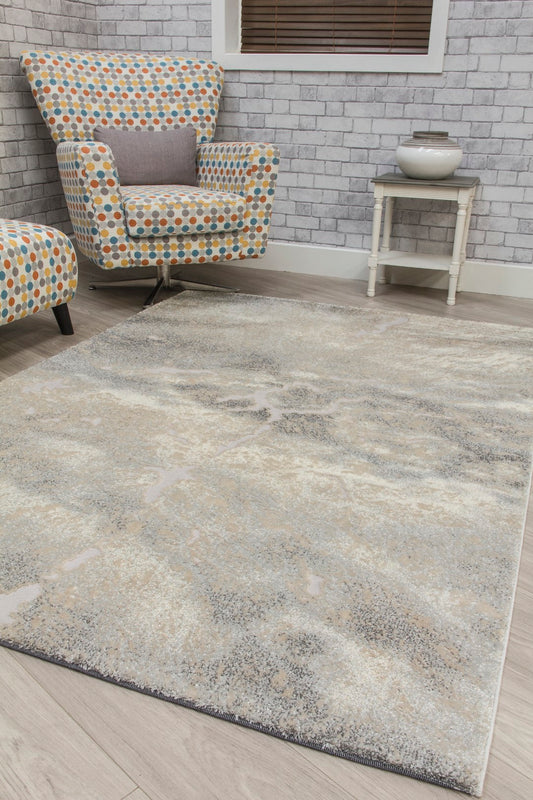 Callisto Rug Mist - Light Grey