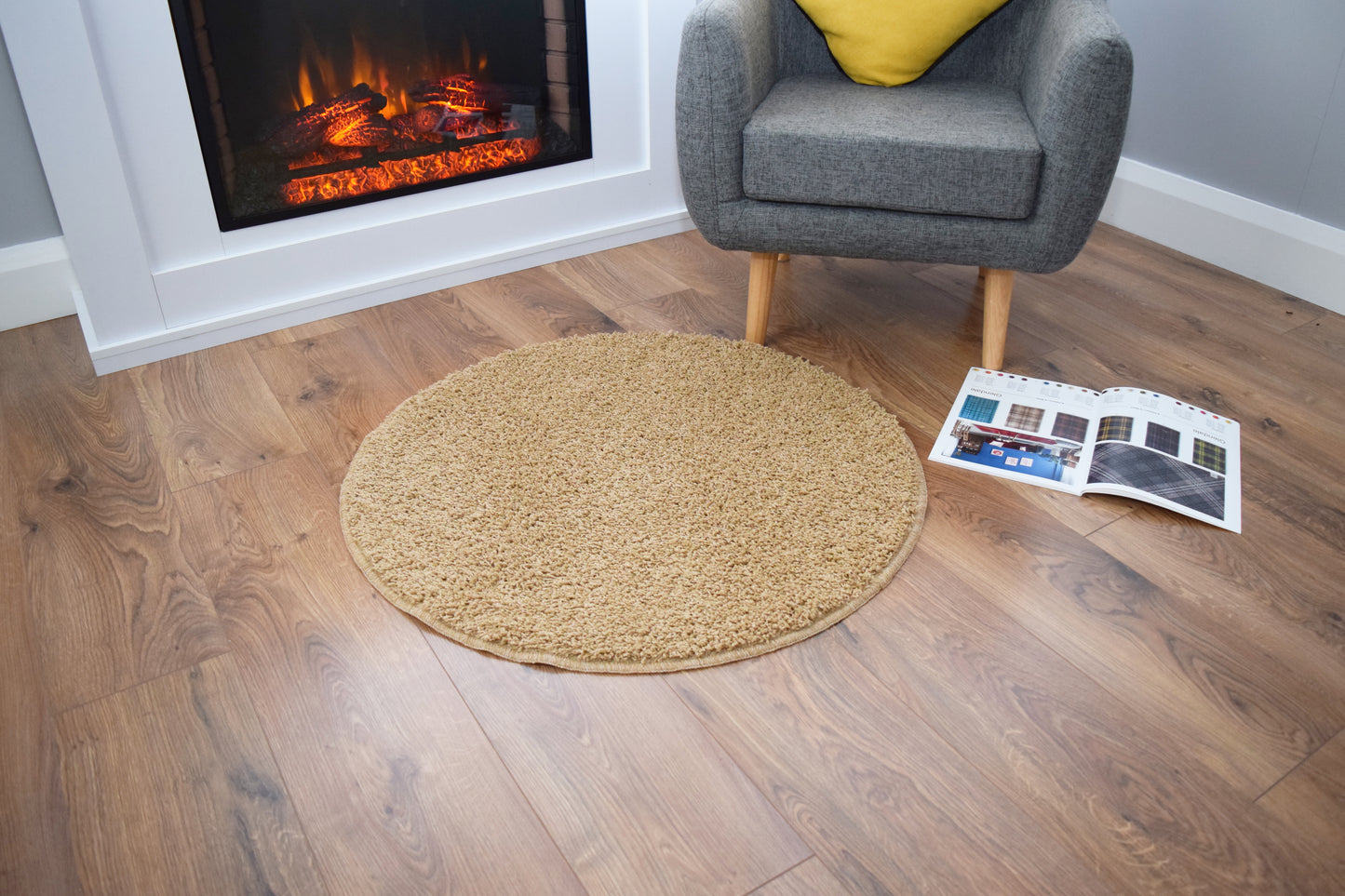 Husky Non Slip Rug - Coffee