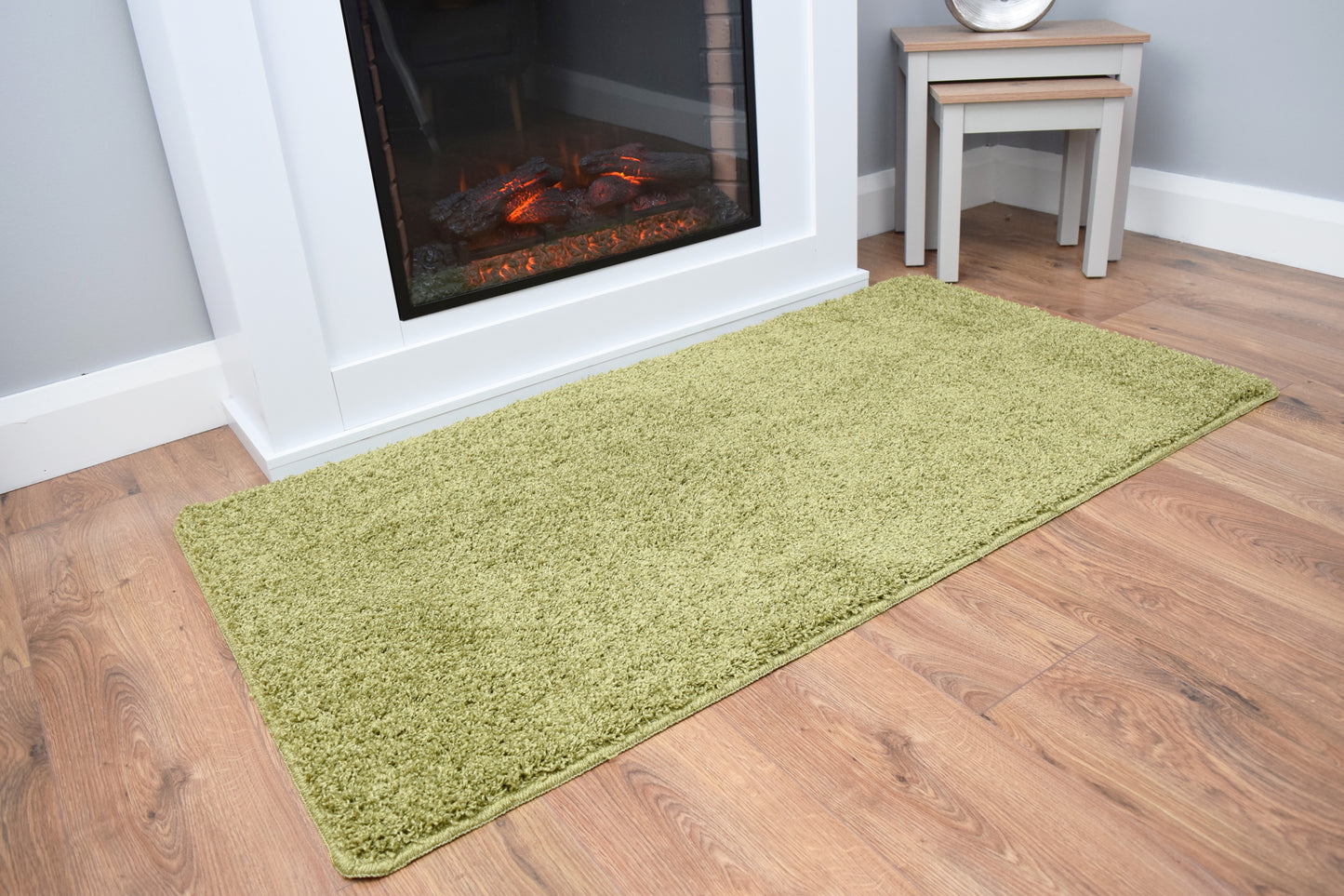 Husky Non Slip Rug - Meadow Green