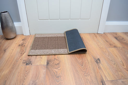 Palermo Doormat - Brown & Beige