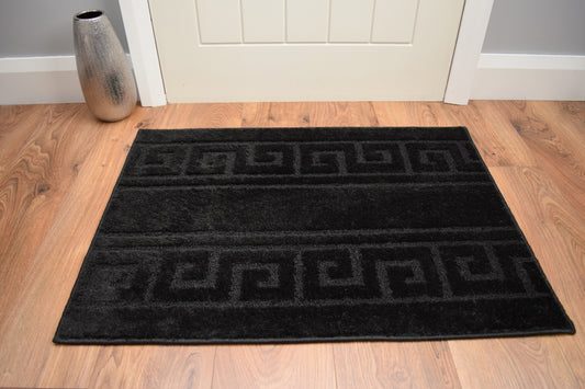 Gelback Mats & Runners - Greek Key - Black