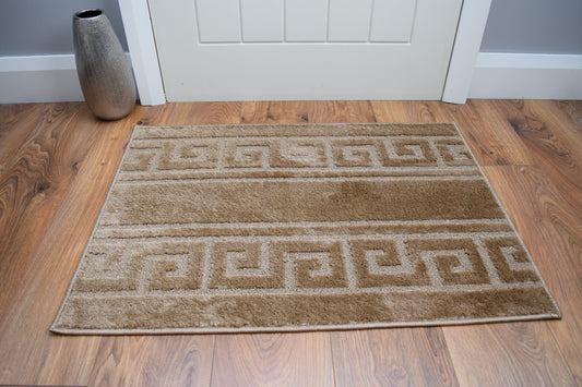 Gelback Mats & Runners - Greek Key -  Beige