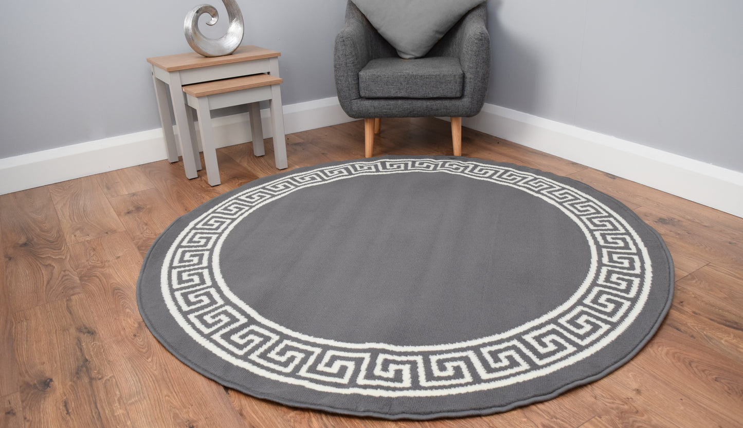 Luna Round Living Room Circle Rug