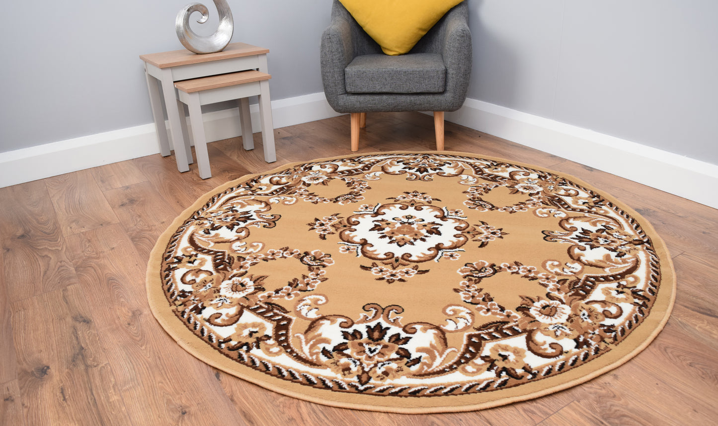 Luna Round Living Room Circle Rug