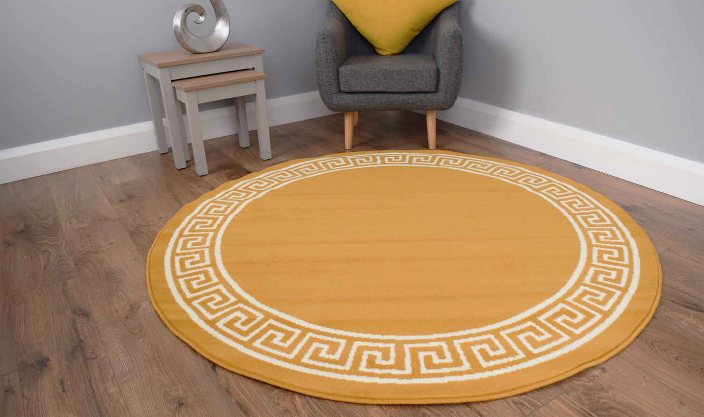 Luna Round Living Room Circle Rug