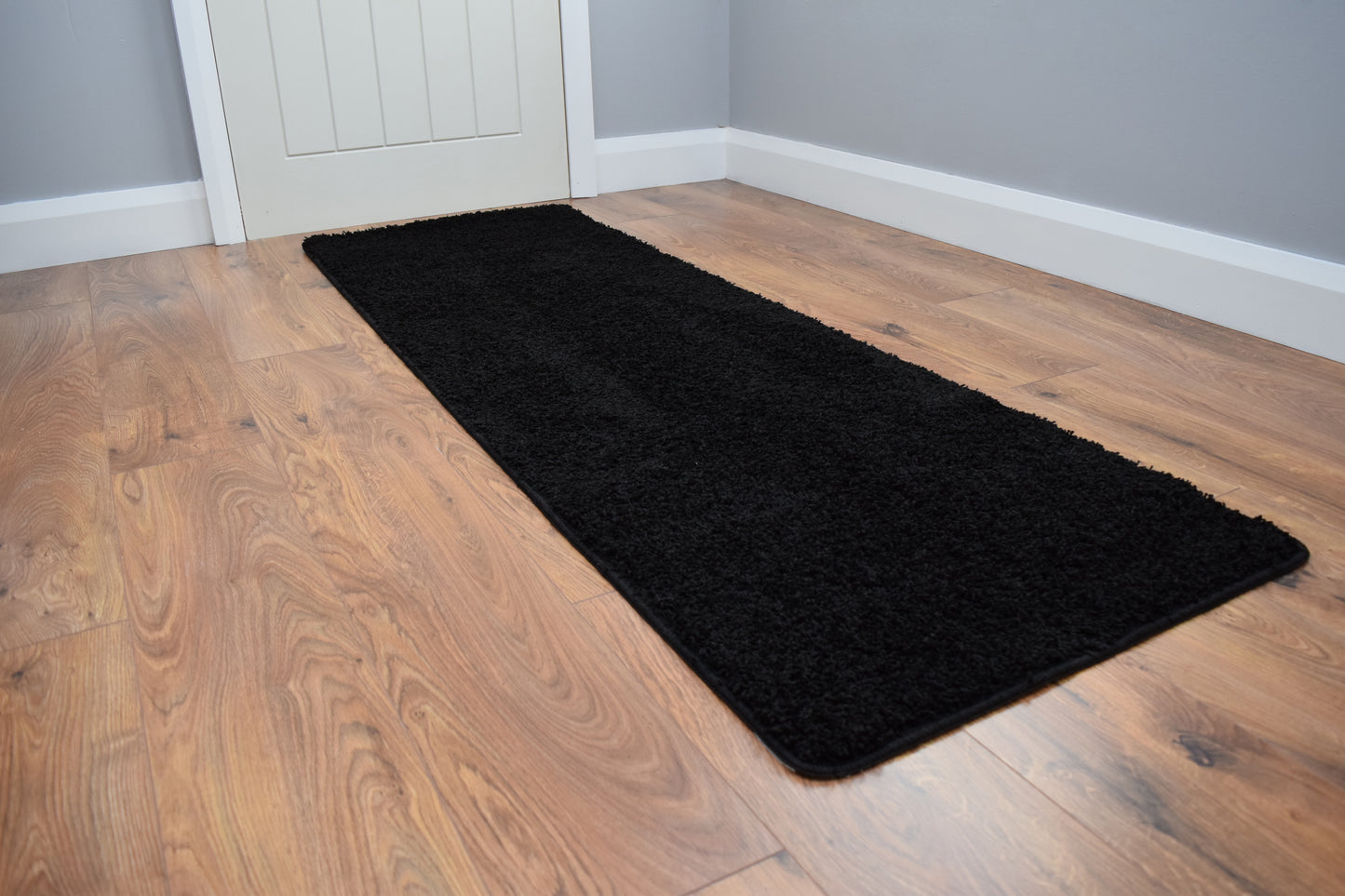 Husky Non Slip Rug - Black