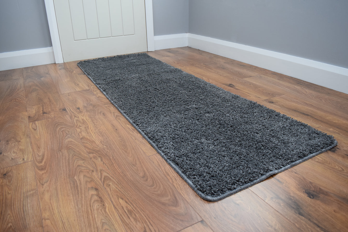 Husky Non Slip Rug - Grey