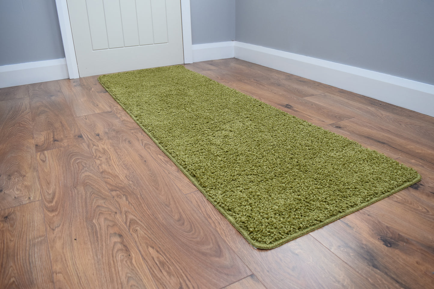 Husky Non Slip Rug - Meadow Green