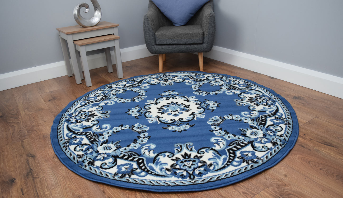 Luna Round Living Room Circle Rug