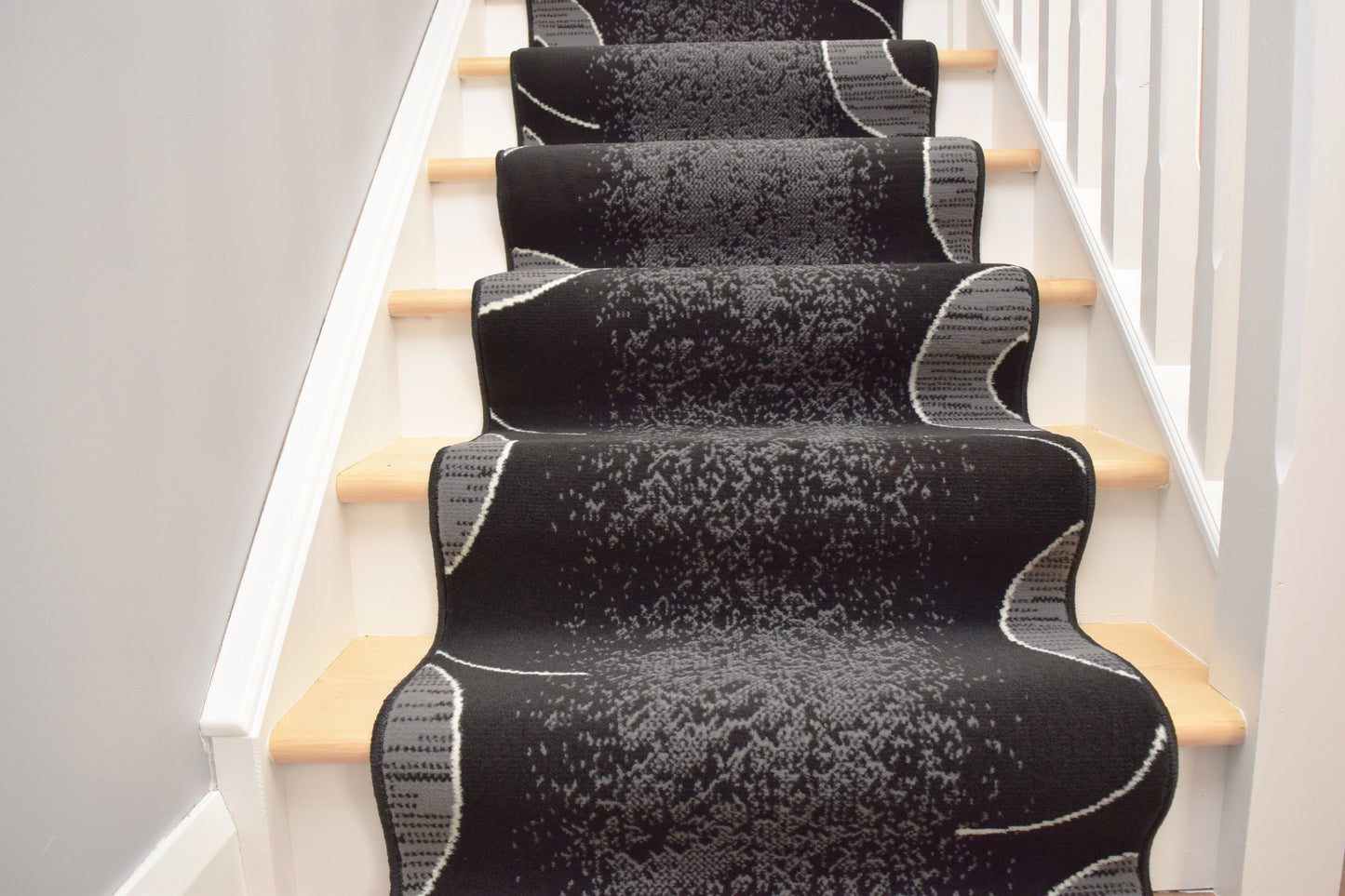 Made To Measure Luna Swirl Border - Black