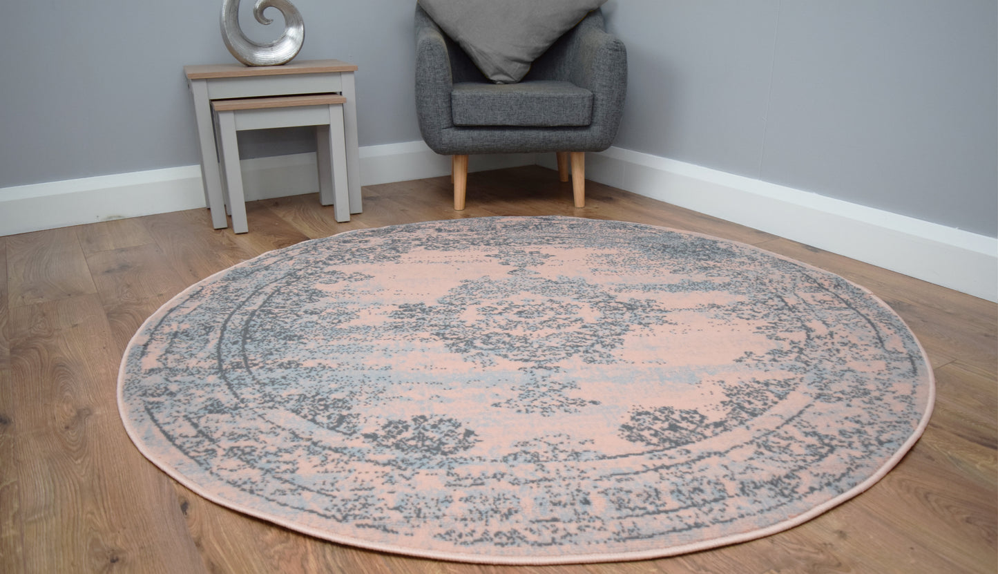 Luna Round Living Room Circle Rug