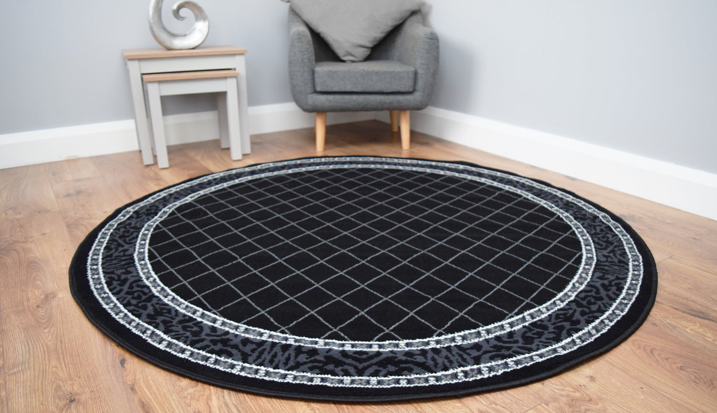 Luna Round Living Room Circle Rug