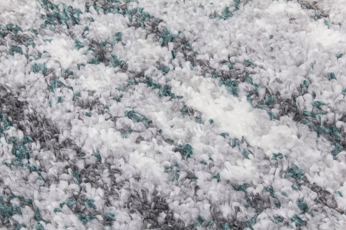 Fantasy Distressed Rug - Grey & Green