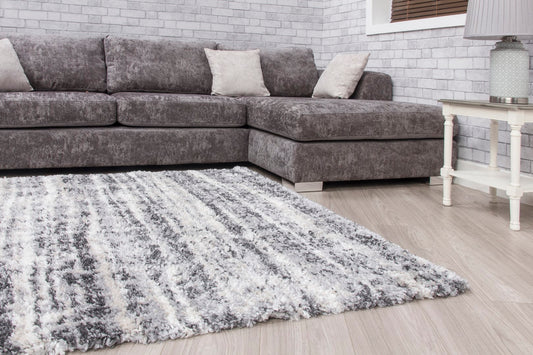 Fantasy Distressed Rug - Grey