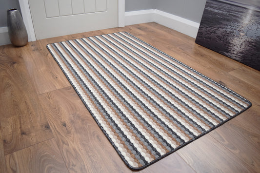 Moscow Mats & Runners - Grey & Brown