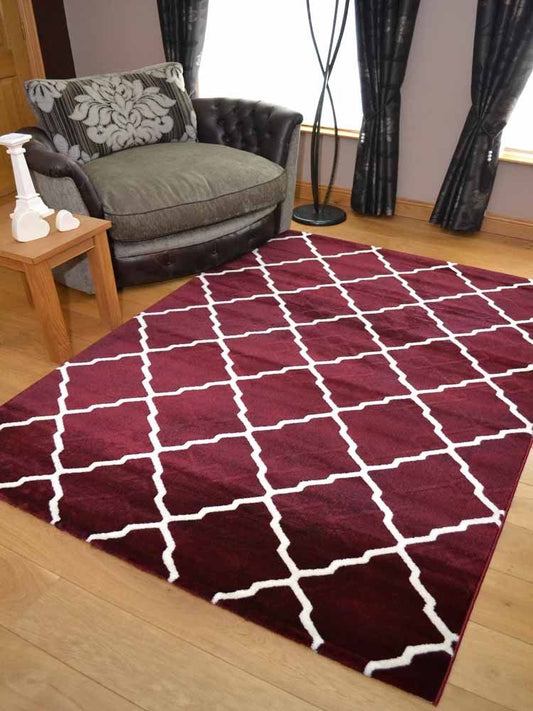 Toscana Rug Trellis - Red