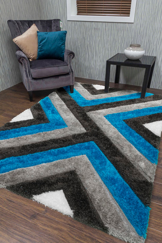 Luxus Cascade Rug - Blue