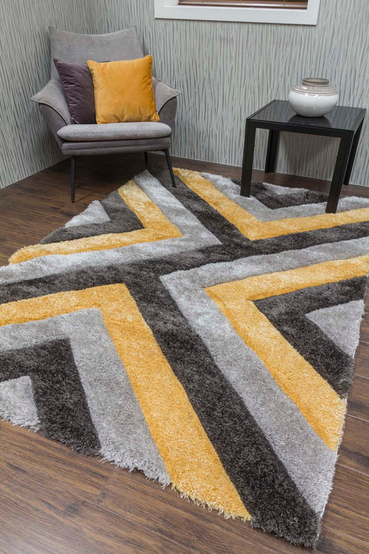 Luxus Cascade Rug - Yellow