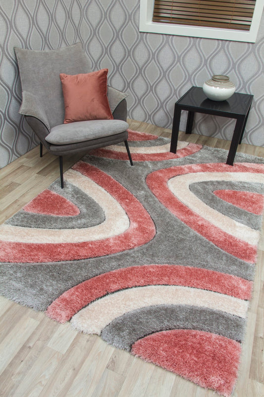 Luxus Ripple Rug - Pink