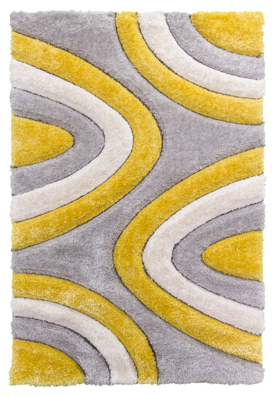 Luxus Ripple Rug - Yellow