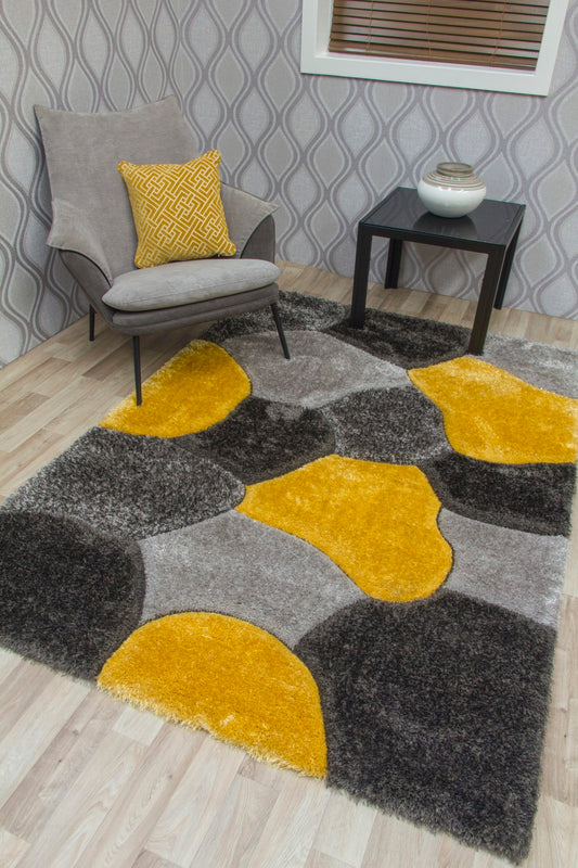 Luxus Stone Rug - Yellow