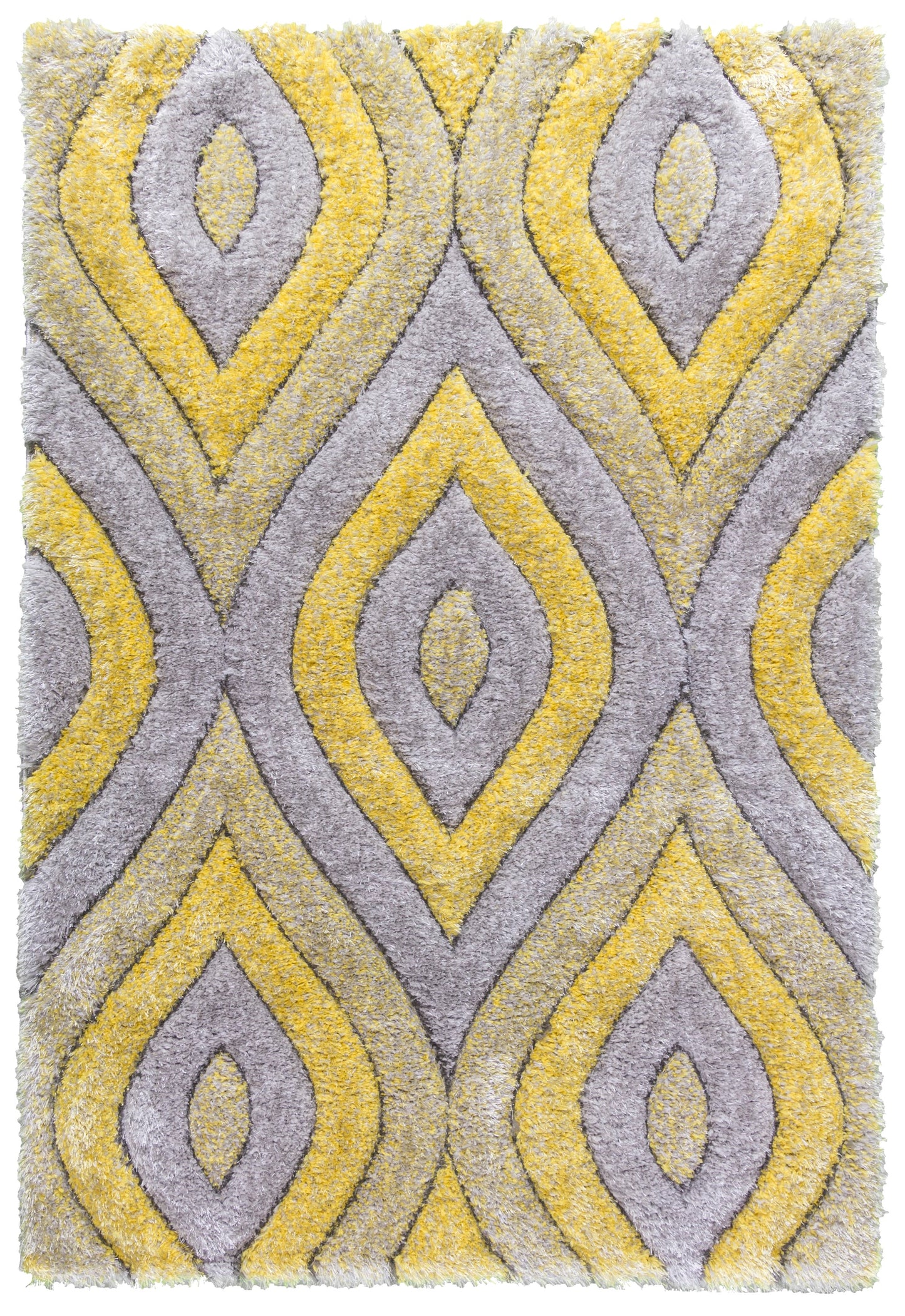 Luxus Tear Drop Rug - Yellow