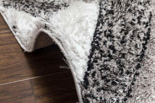 Luxus Tear Drop Rug - Grey