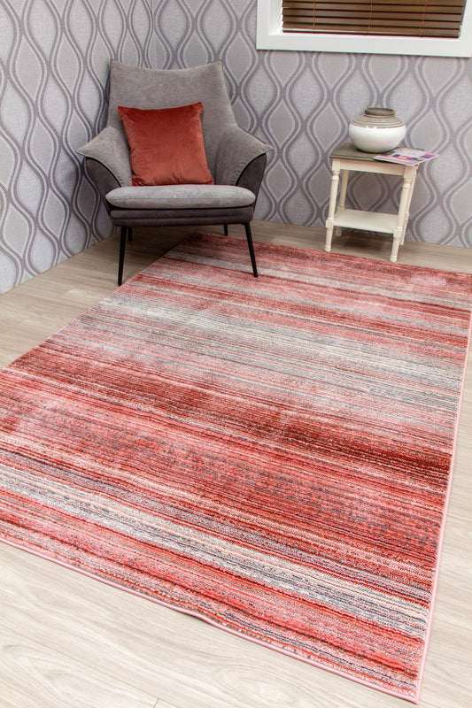 Mystique Linea Rug Pink