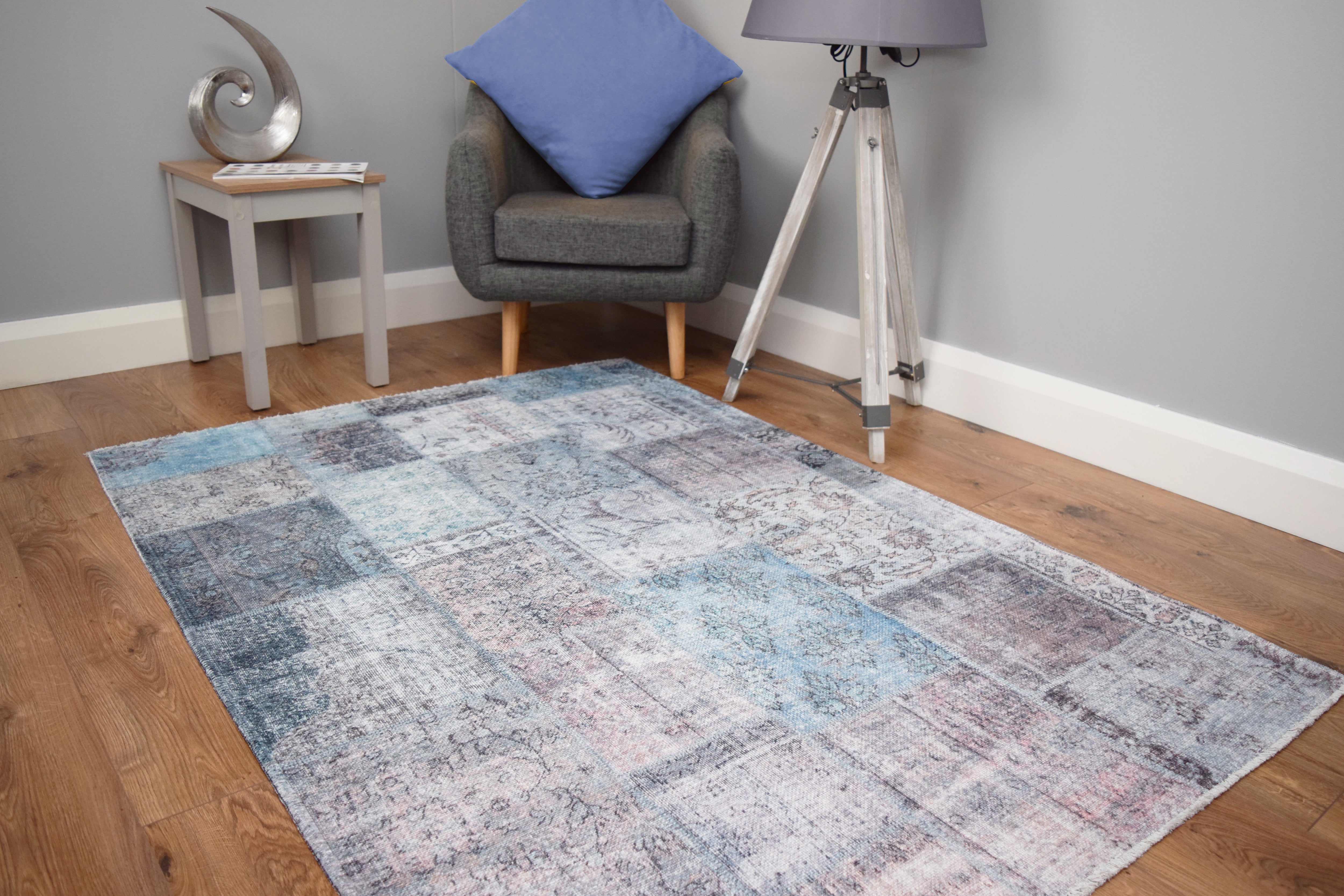 Modena Rug - Pastel Patchwork – SuperRugStore