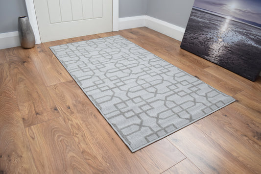 Riviera Siam Mat & Runner - Silver