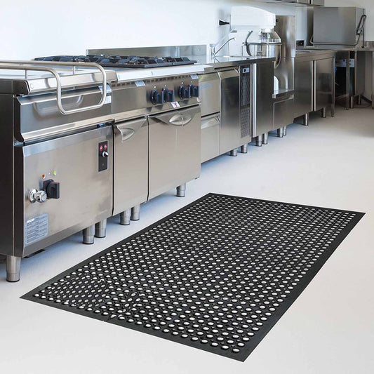 Rubber Indoor & Outdoor Mat - Rings